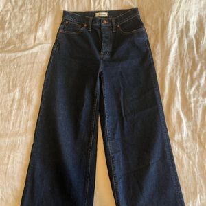 Madewell wide leg denim